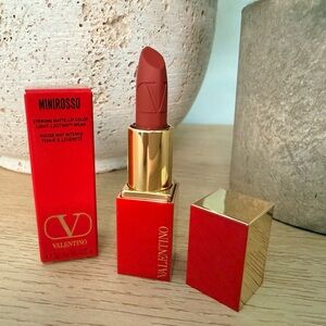 Valentino MiniRosso Matte Lipstick Mini Travel Size Nude Brown